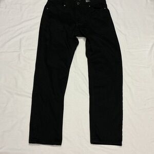 Blank NYC Men's Dark Straight Jeans. Black. 32